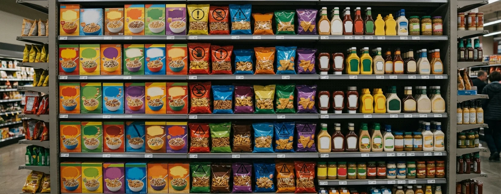 44 Food Additives Banned Abroad: Texas's Warning Label List