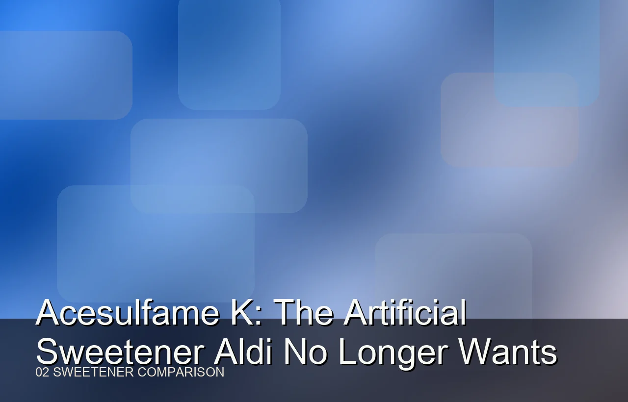 How It Differs From Neotame, Sucralose, and Aspartame