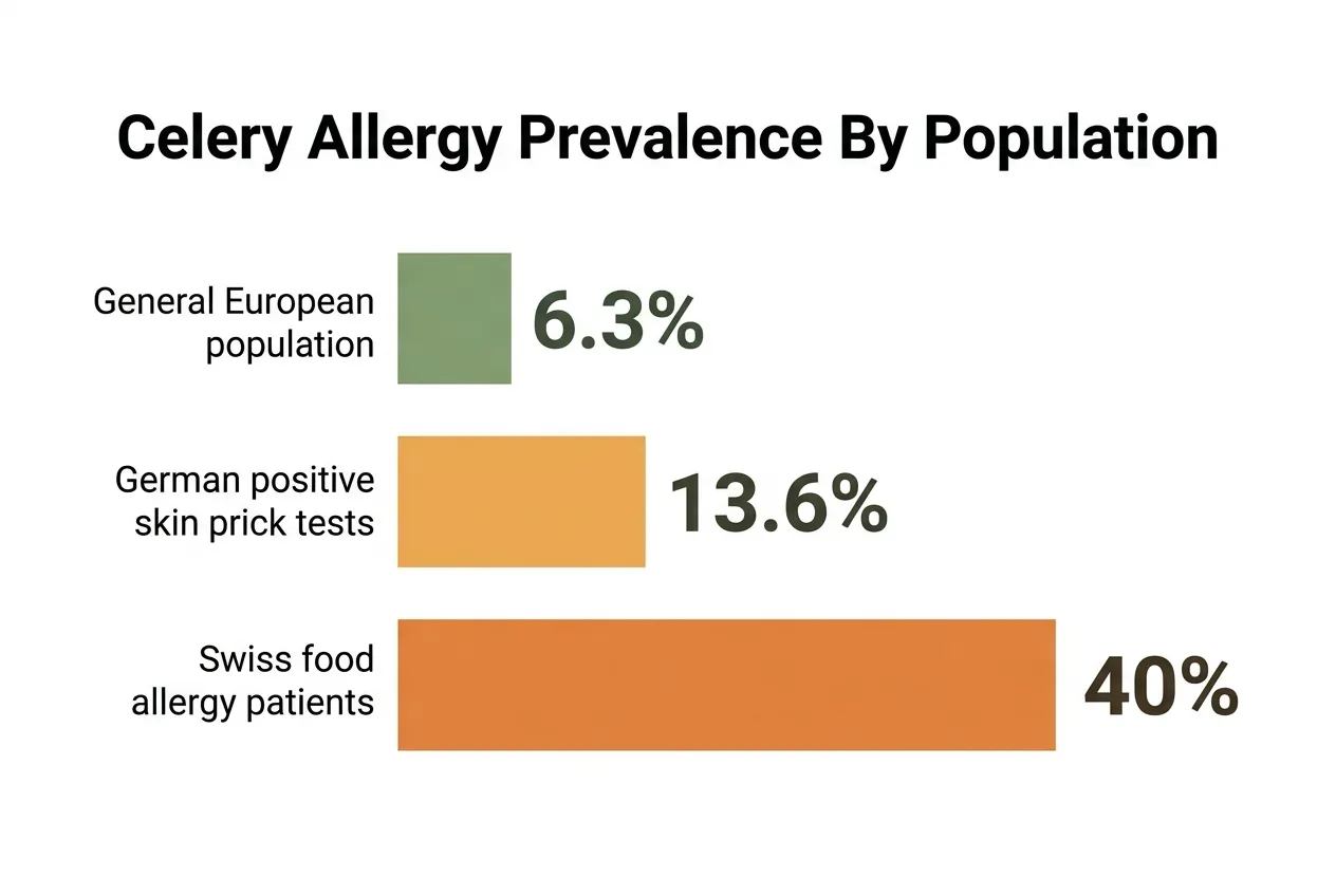 How common is celery allergy actually?