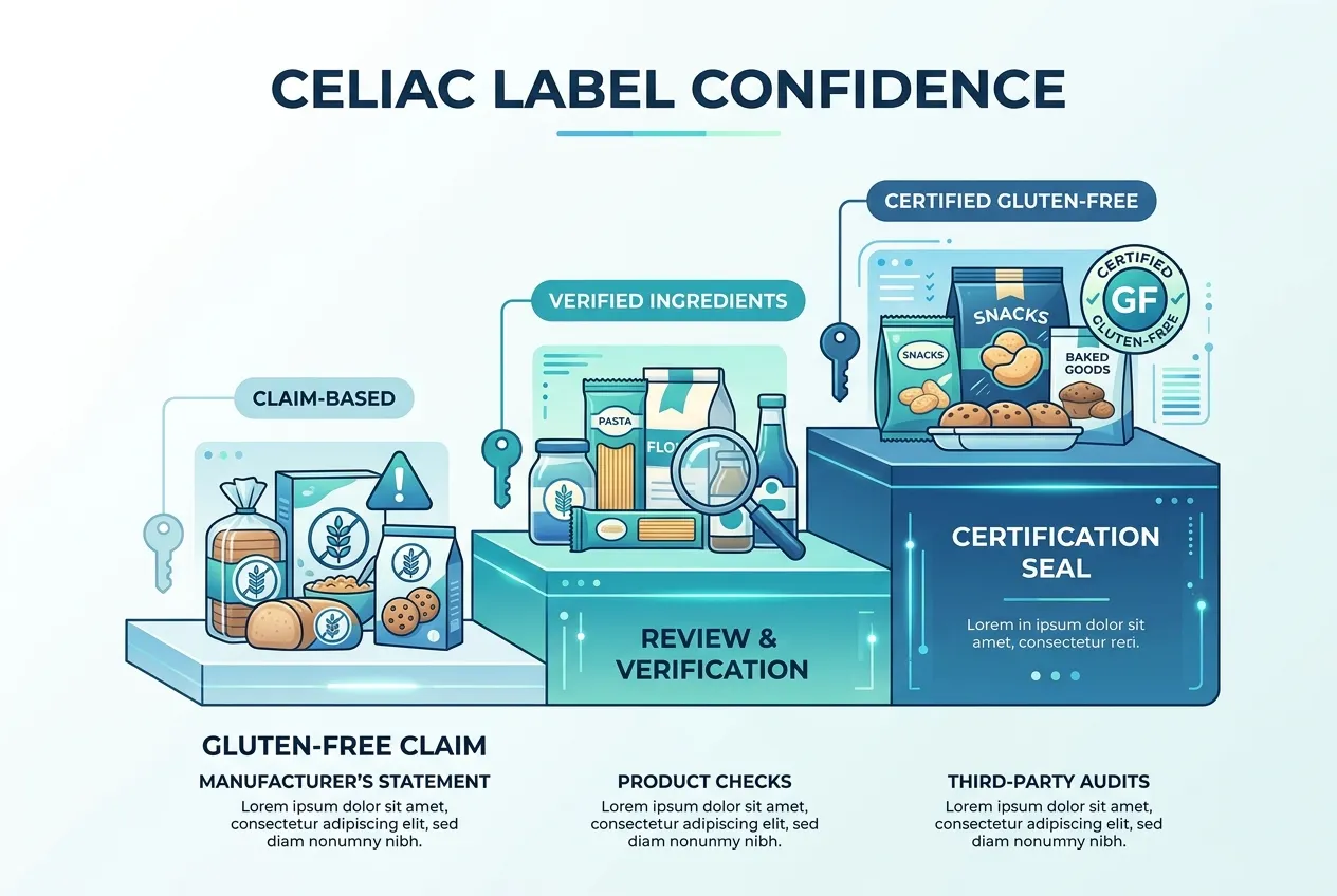 A Practical Trust Ladder for Celiac Shopping