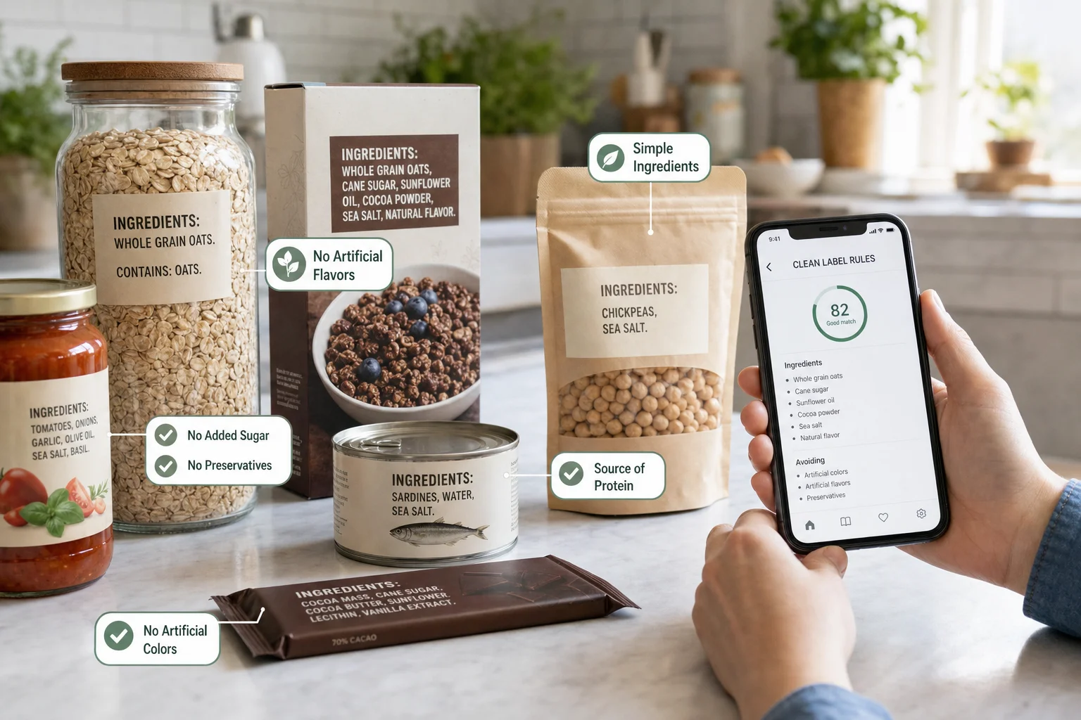 Clean Label Food Scanner: Check Additives and Ingredient Claims