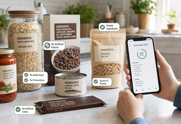 Clean Label Food Scanner: Check Additives and Ingredient Claims