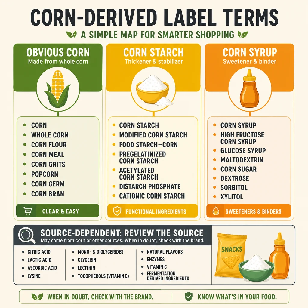 Ingredients a Corn-Free Scanner Should Help Review