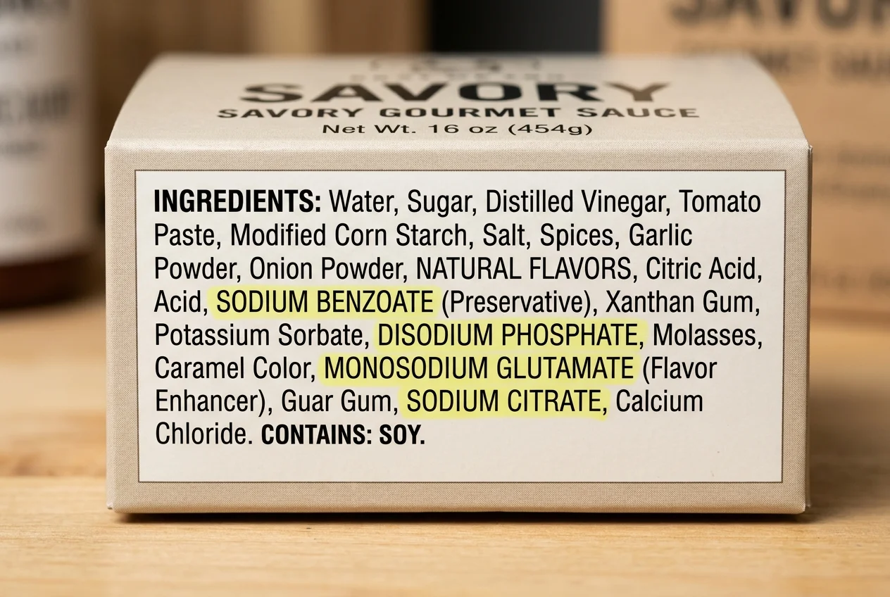 The Hidden Sodium Problem: Additives on Ingredient Lists