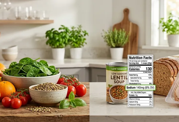 DASH Diet Label Reading: Sodium, Potassium & Hidden Salt