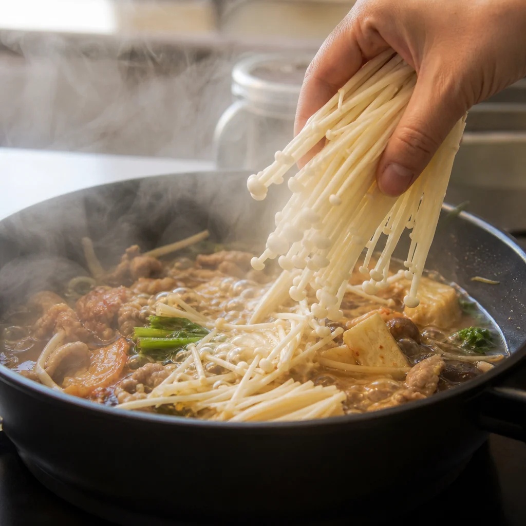 How to Handle Enoki Mushrooms Safely