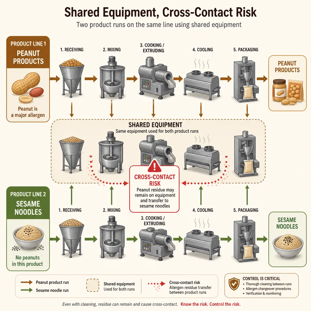 How Shared Equipment Creates the Risk