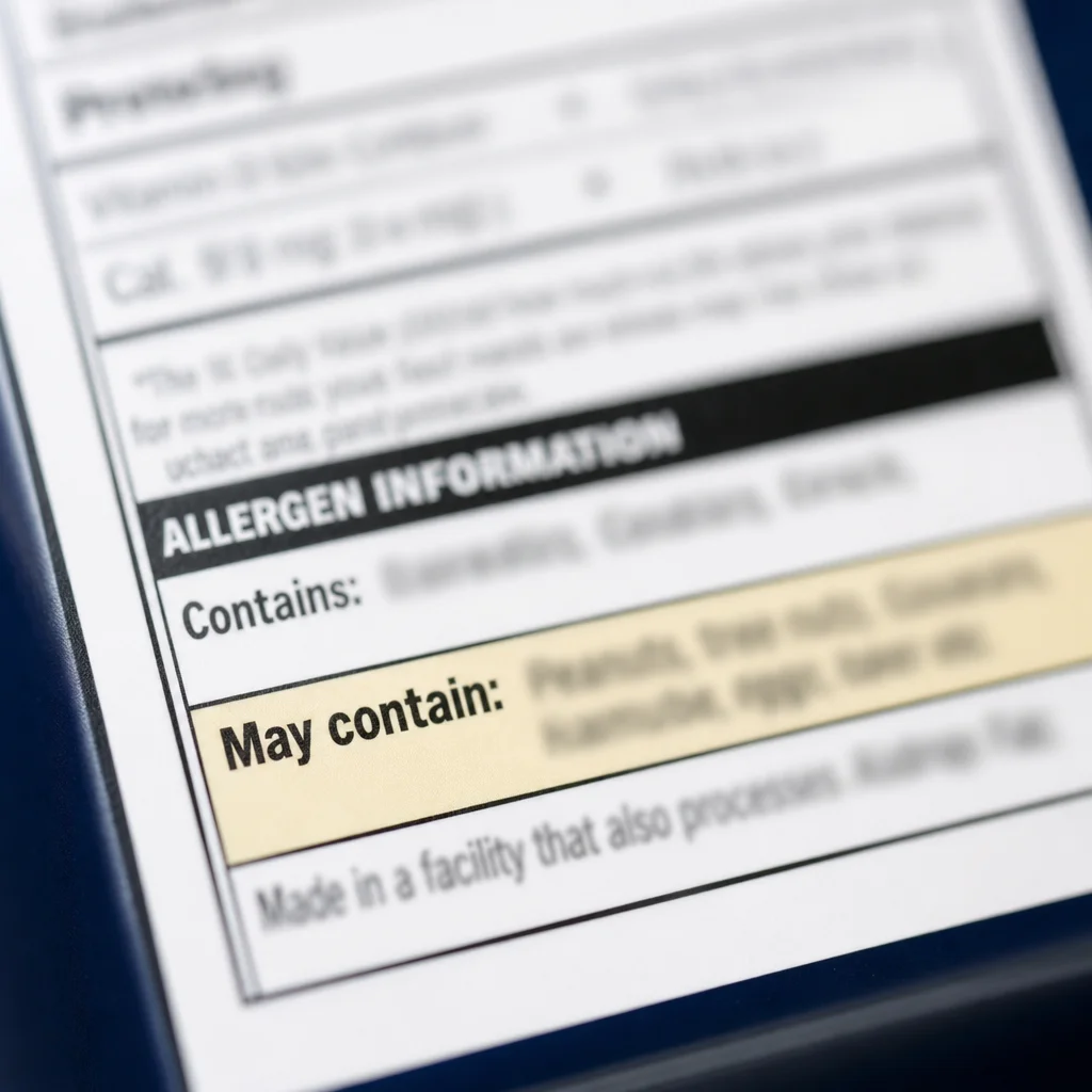 The "May Contain" Problem