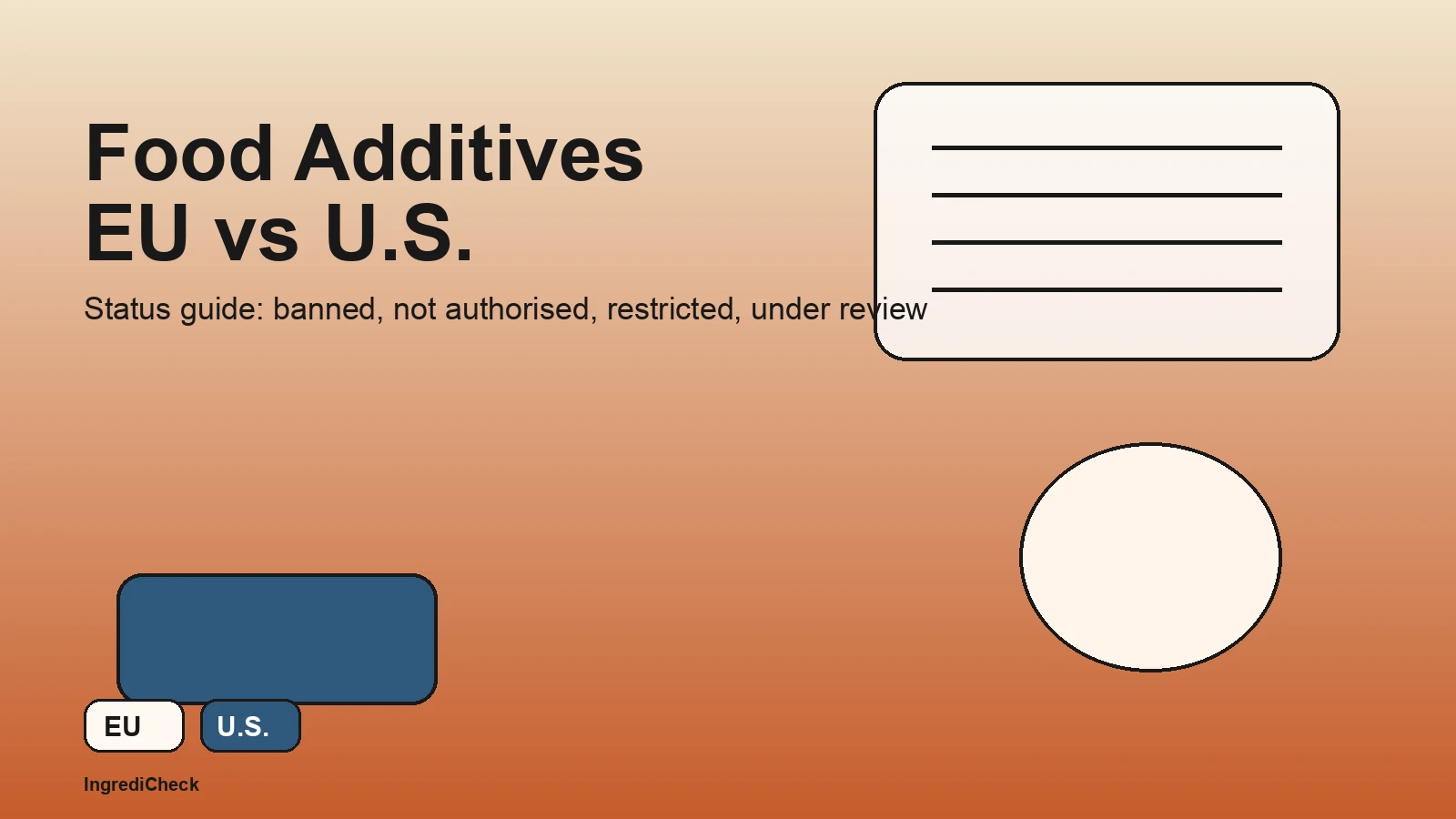 Food Additives Banned in the EU but Still Allowed in the U.S. (2026 Guide)