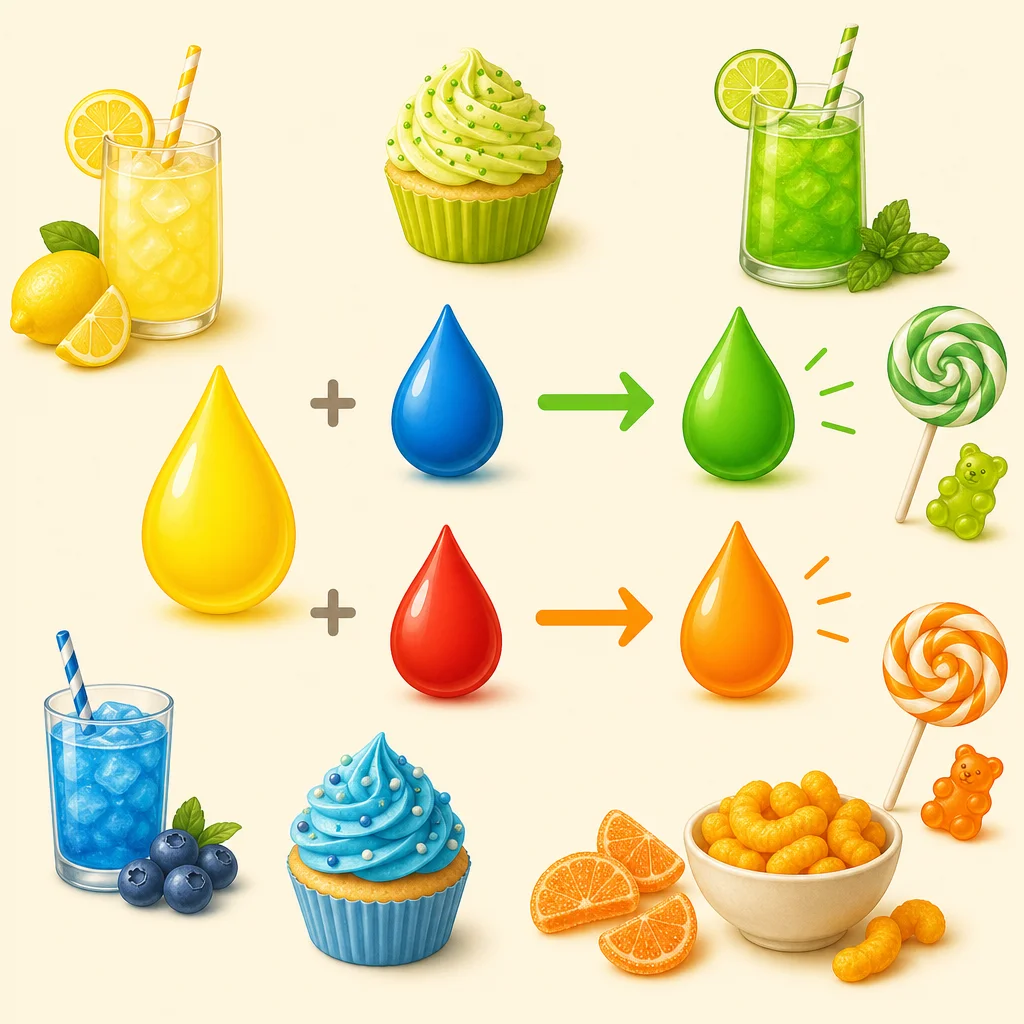Why a Green or Orange Food May Still Contain Yellow 5
