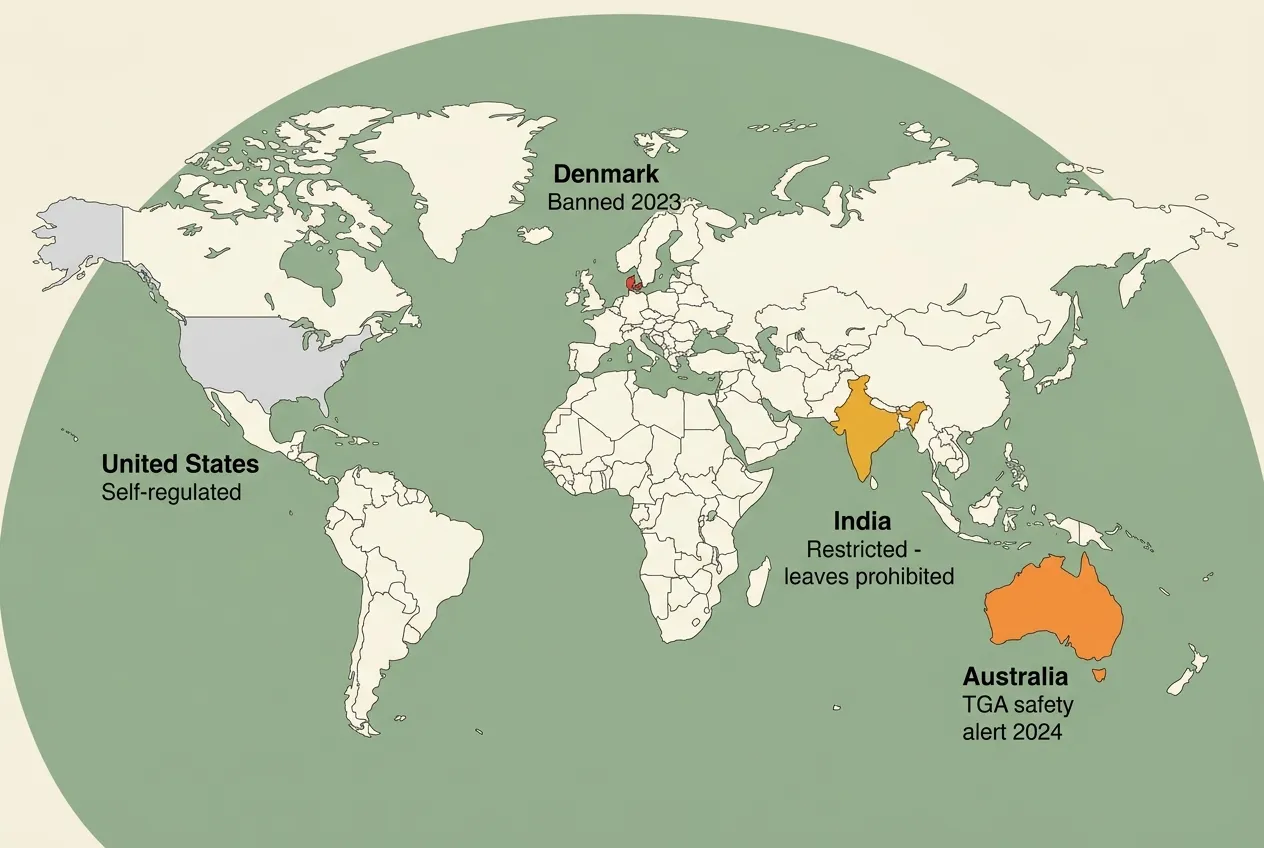 How other regulators have handled ashwagandha