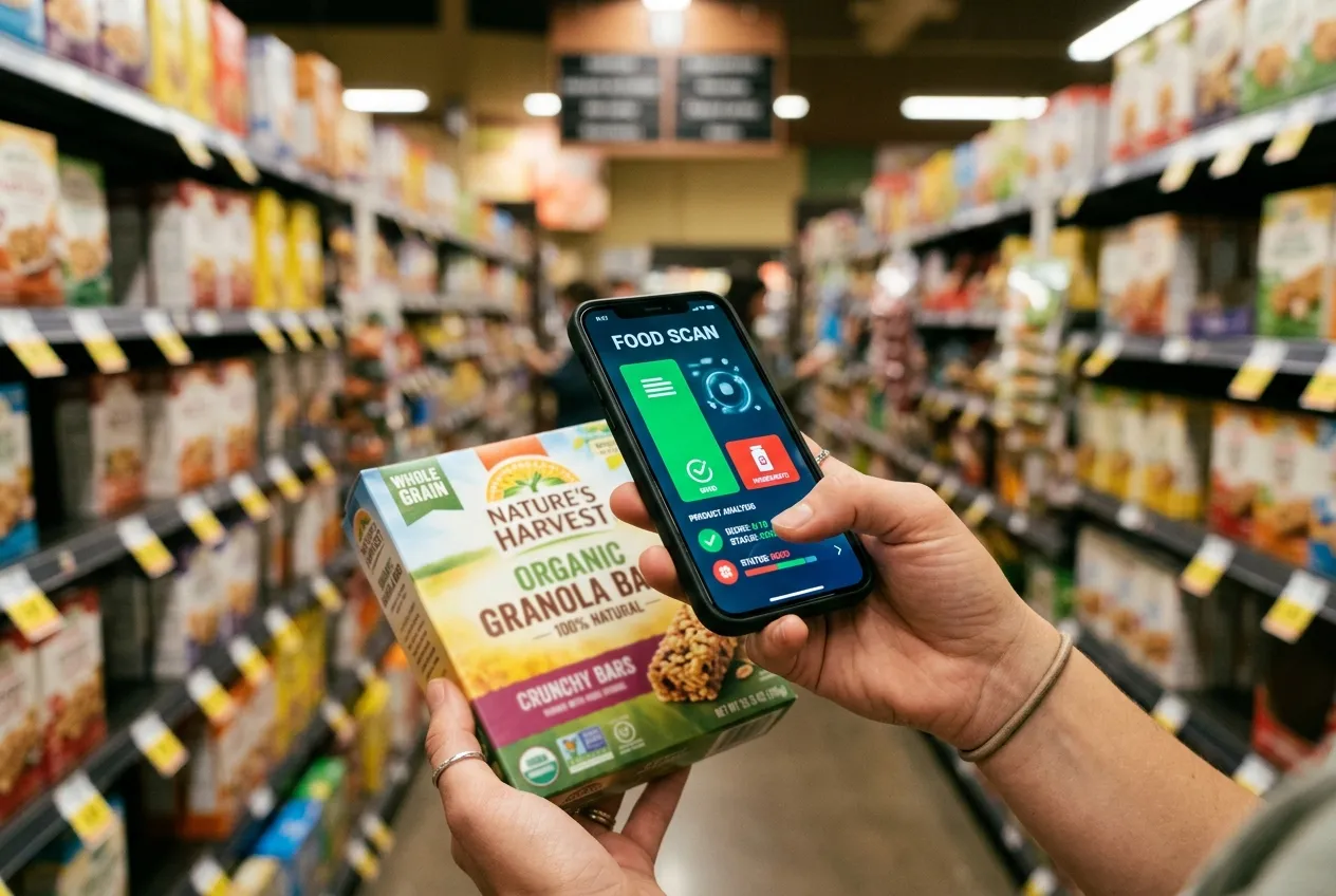 3. Use a barcode scanner to vet packaged foods in seconds