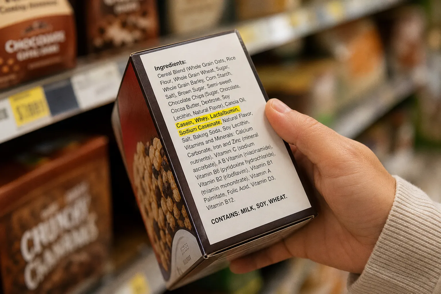 Hidden Sources of Dairy: A Checklist for Milk Allergies