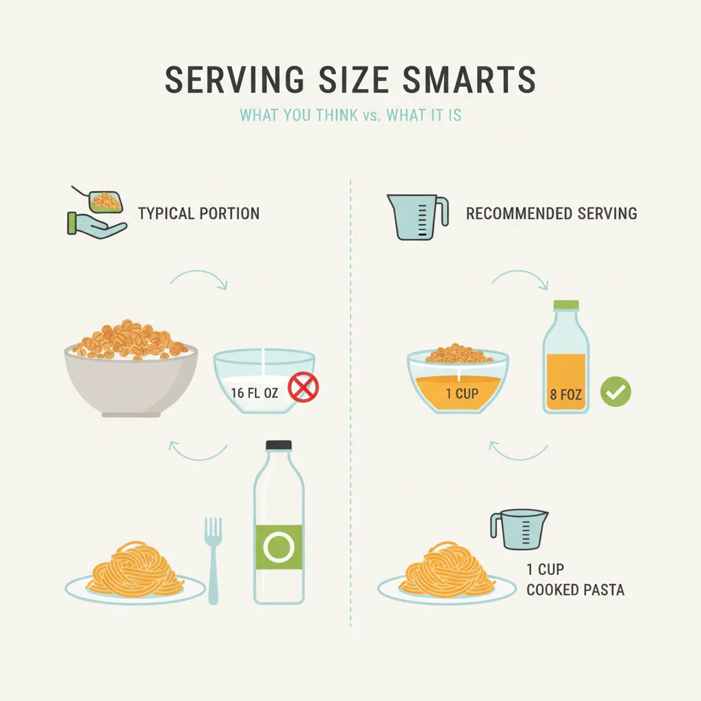 Start with the Serving Size (It's Often Smaller Than You Think)