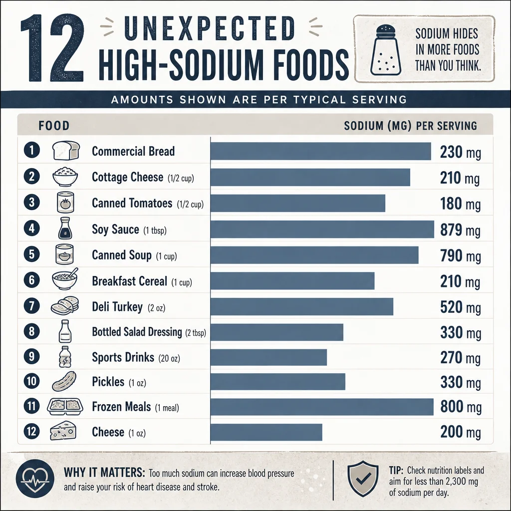 Hidden Sodium Sources in Processed Food