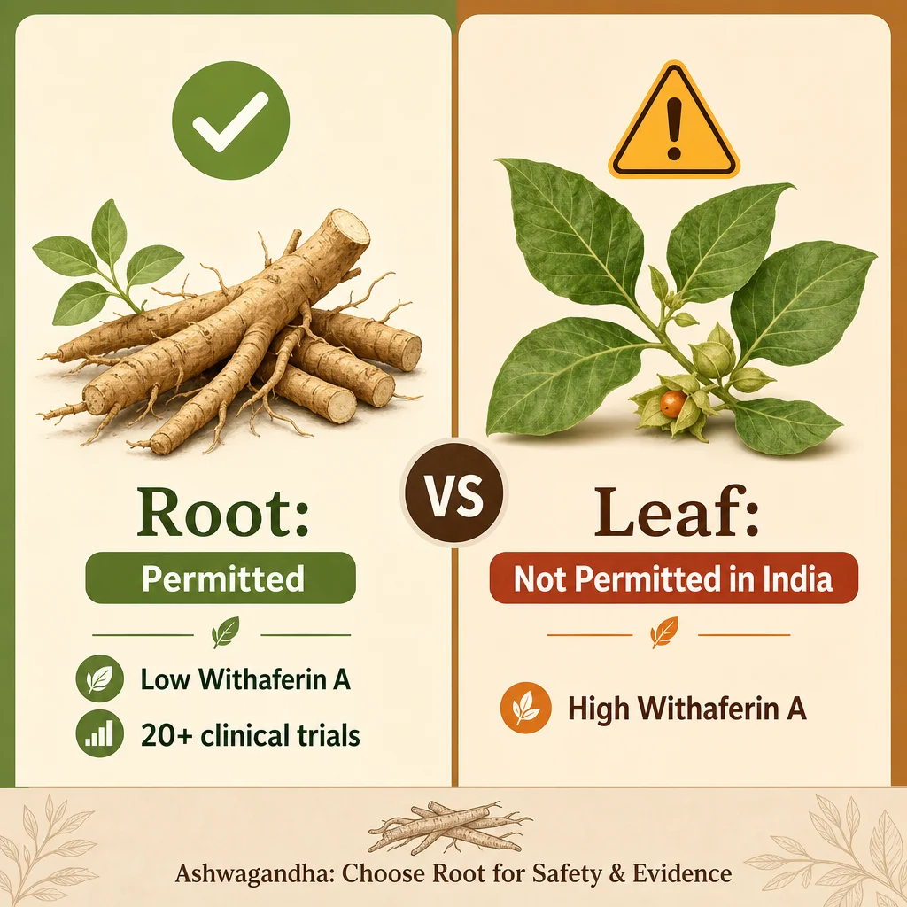 Root and Leaf Are Not the Same Ingredient