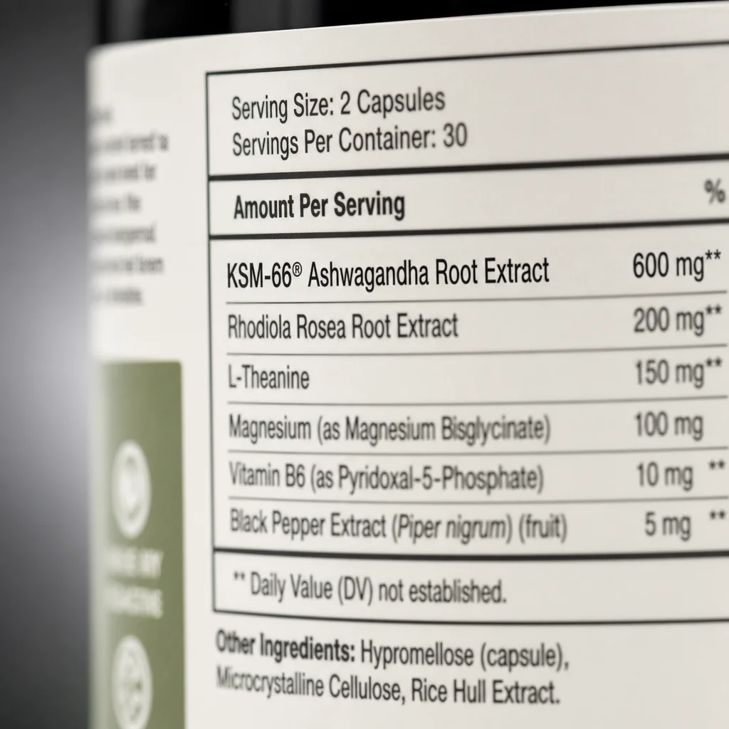 How to Read Ashwagandha Labels