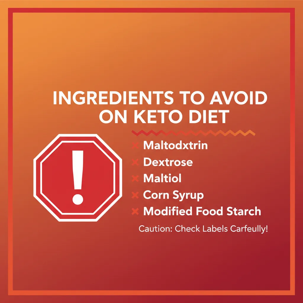 The Worst Offenders: Ingredients That Kill Ketosis