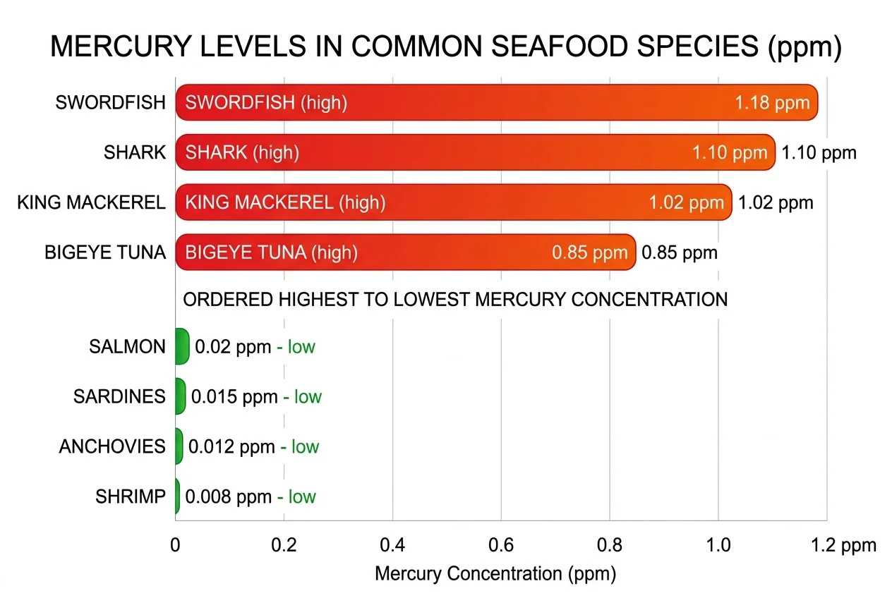 Which Fish Have the Most Mercury?