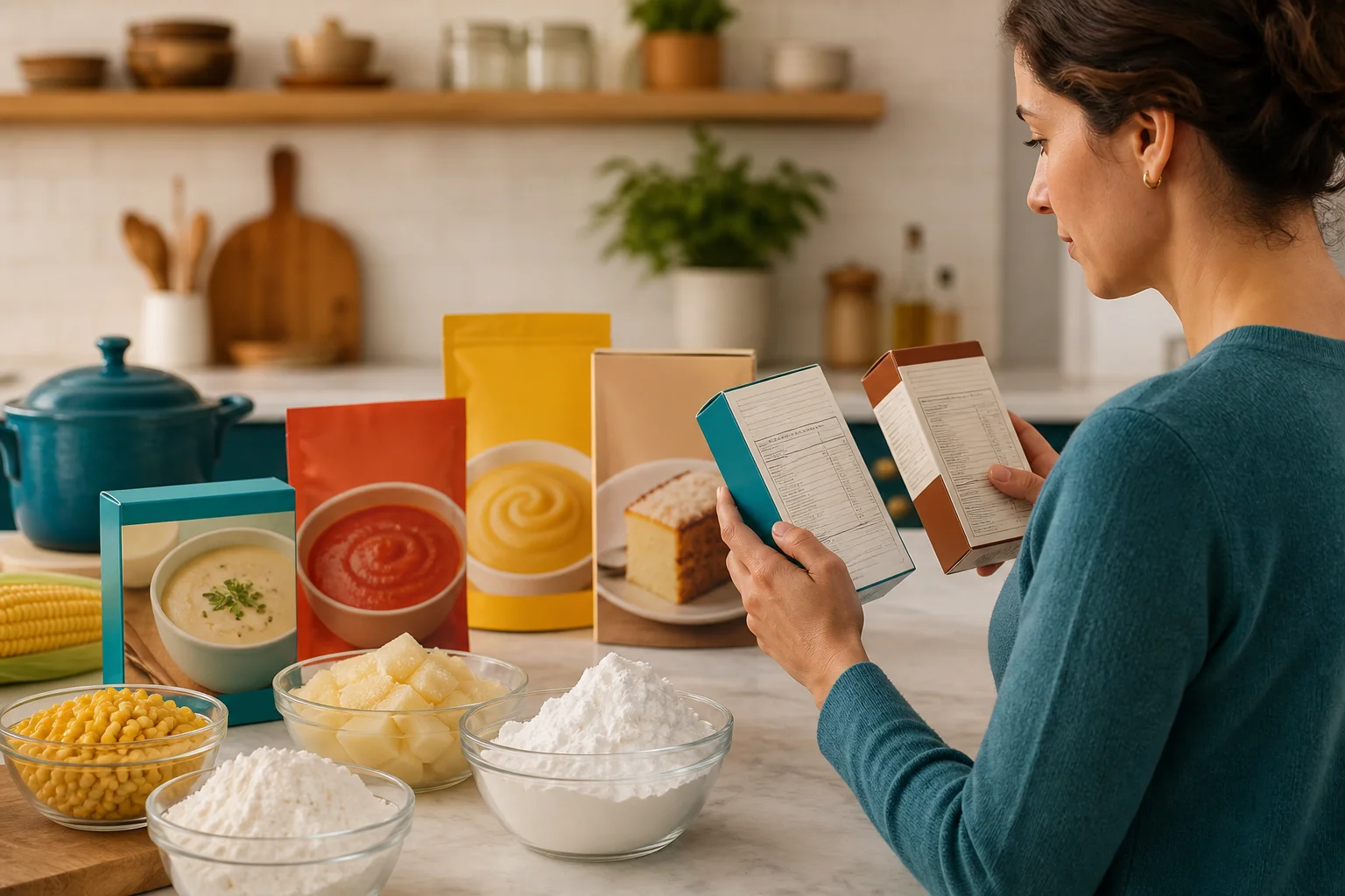 Modified, Native and Pregelatinized Starch Compared