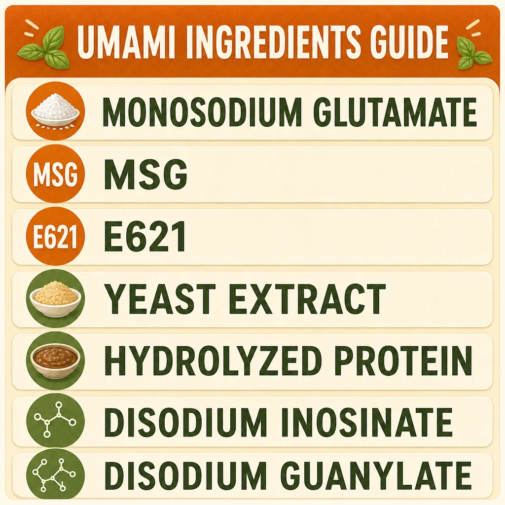 What MSG Looks Like on Labels