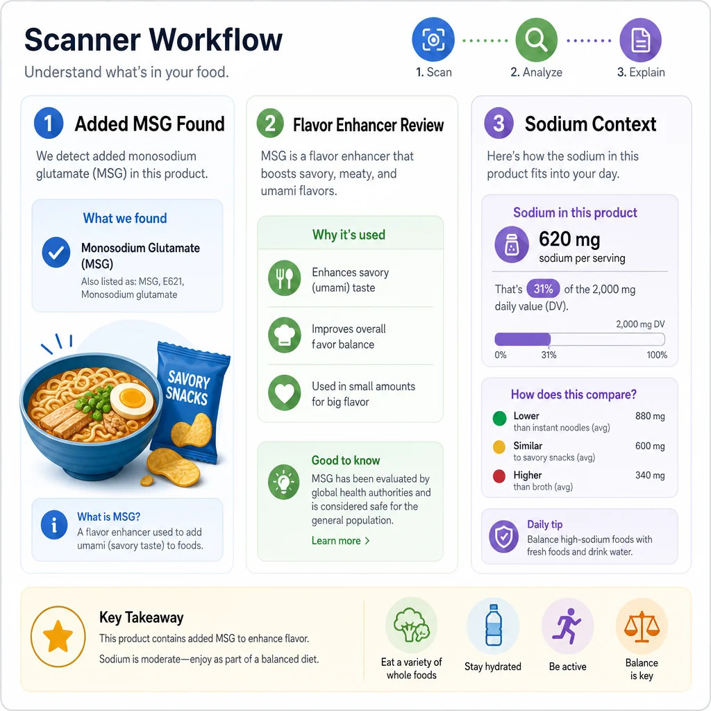 What an MSG-Free Scanner Should Do