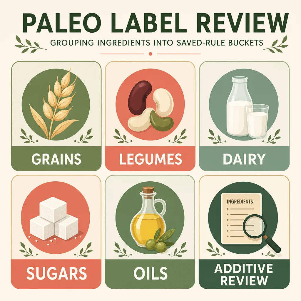 The Big Paleo Label Categories