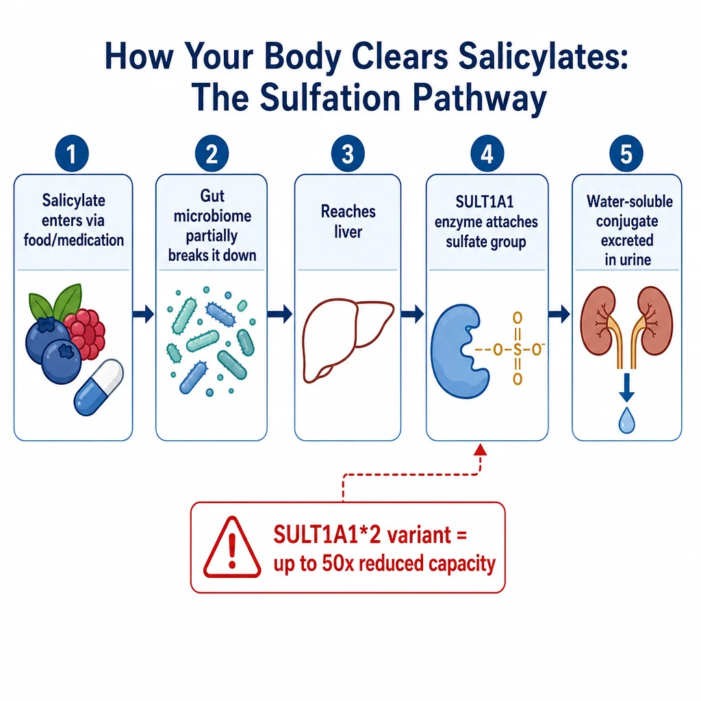 The Genetic Root: SULT1A1 and the Sulfation Pathway