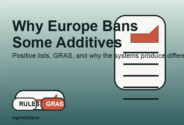 Why Europe Bans Some Food Additives the U.S. Still Allows